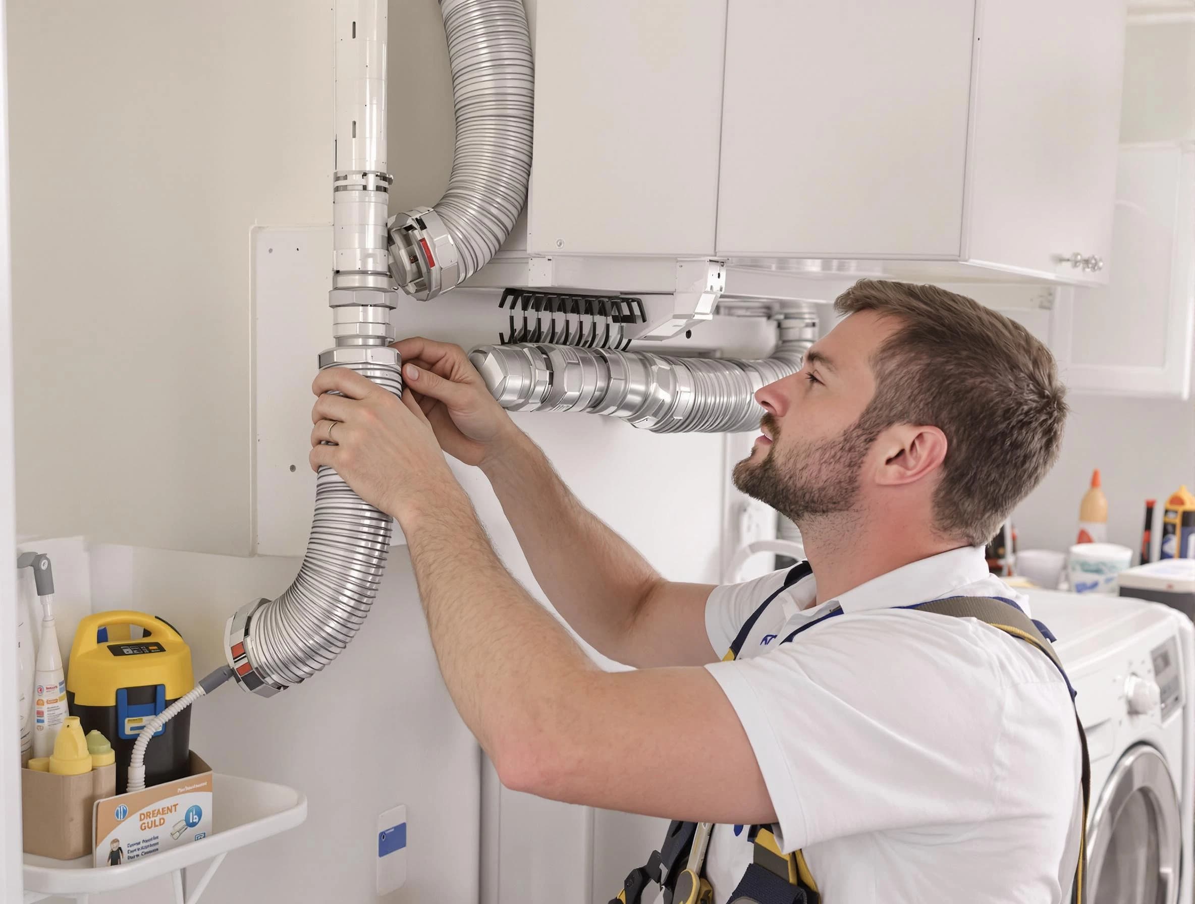 Professional dryer vent repair and installation by Jasper Dryer Vent Cleaning in Jasper