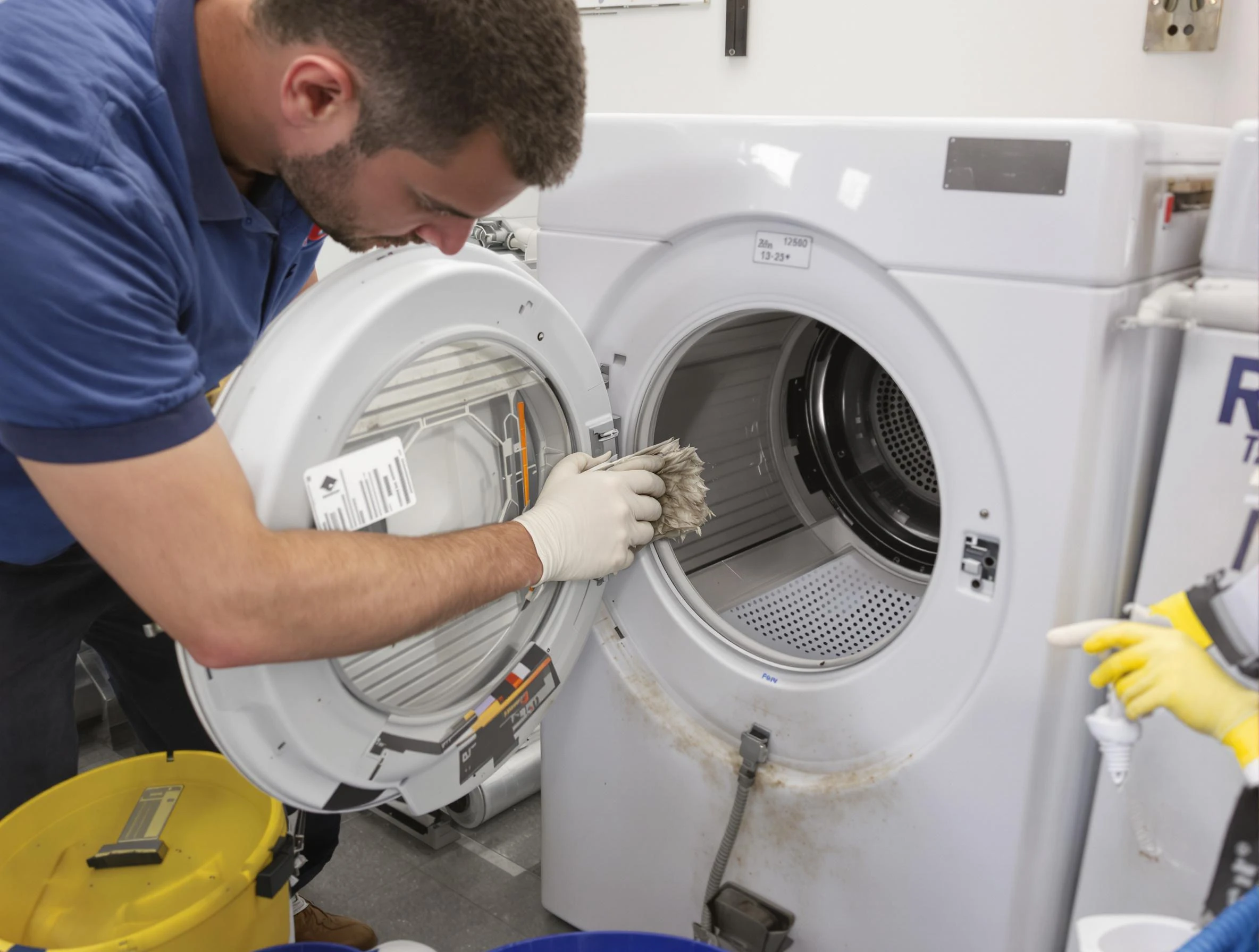 Jasper Dryer Vent Cleaning specialist performing detailed lint trap cleaning service in Jasper
