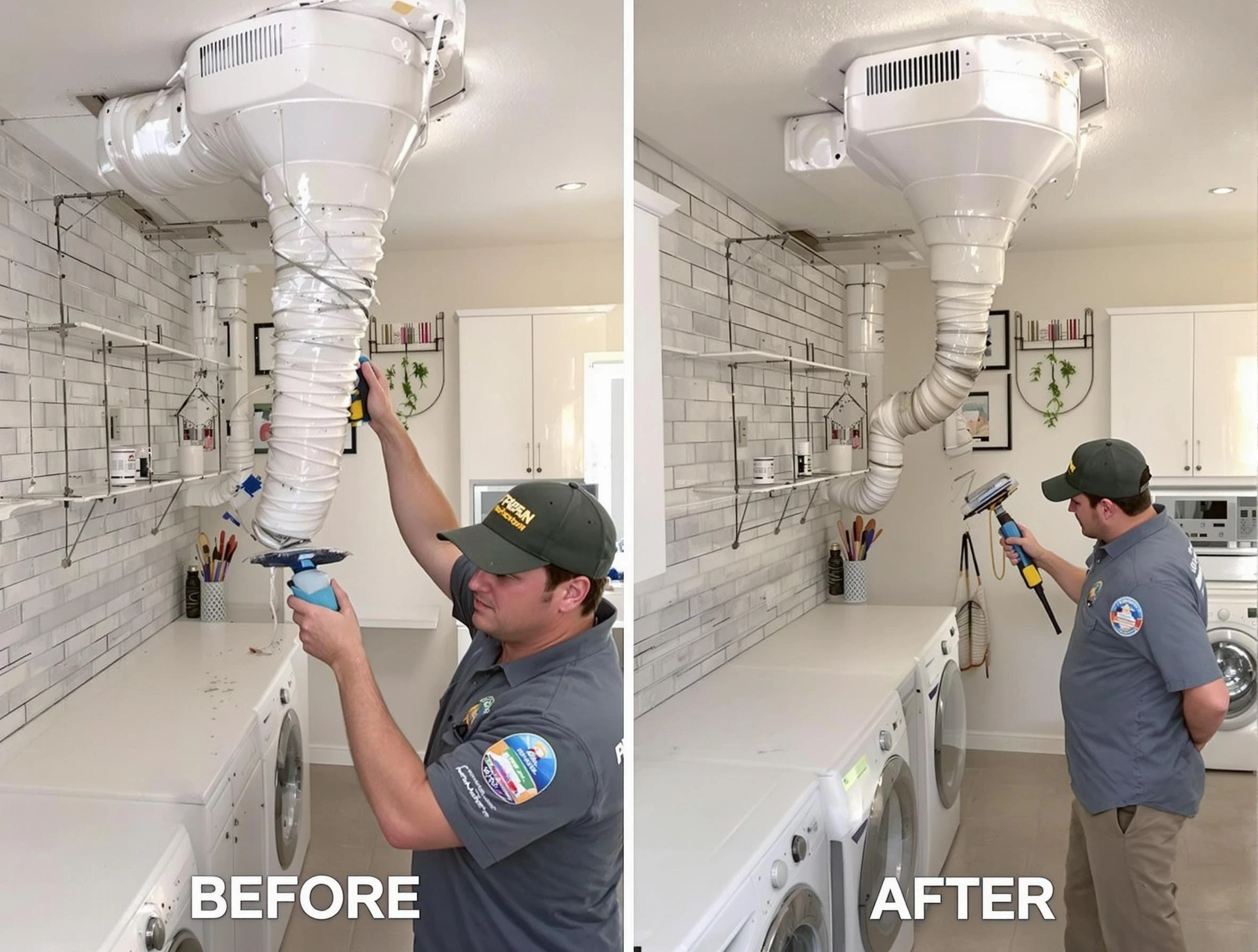 Professional dryer exhaust vent cleaning by Jasper Dryer Vent Cleaning in Jasper